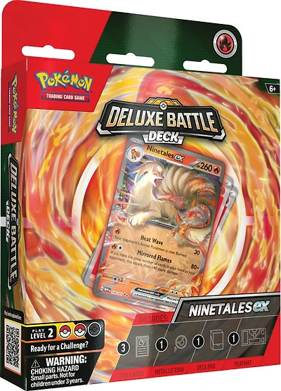 Deck de combat de luxe Pokémon Feunard-ex/Électhor-ex - Édition anglaise