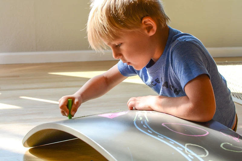 Kinderboard Kinderfeets Tableau Gris