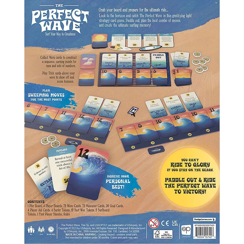 USAopoly The Perfect Wave Board Game - English Edition