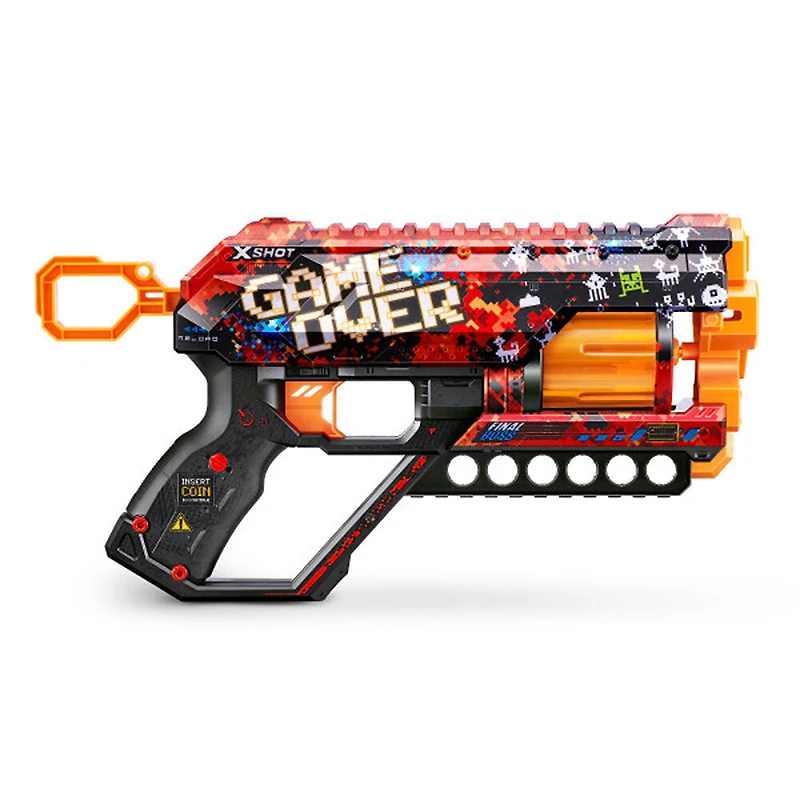 X-Shot Skins Griefer Blaster (12 fléchettes) par ZURU (les styles peuvent varier)
