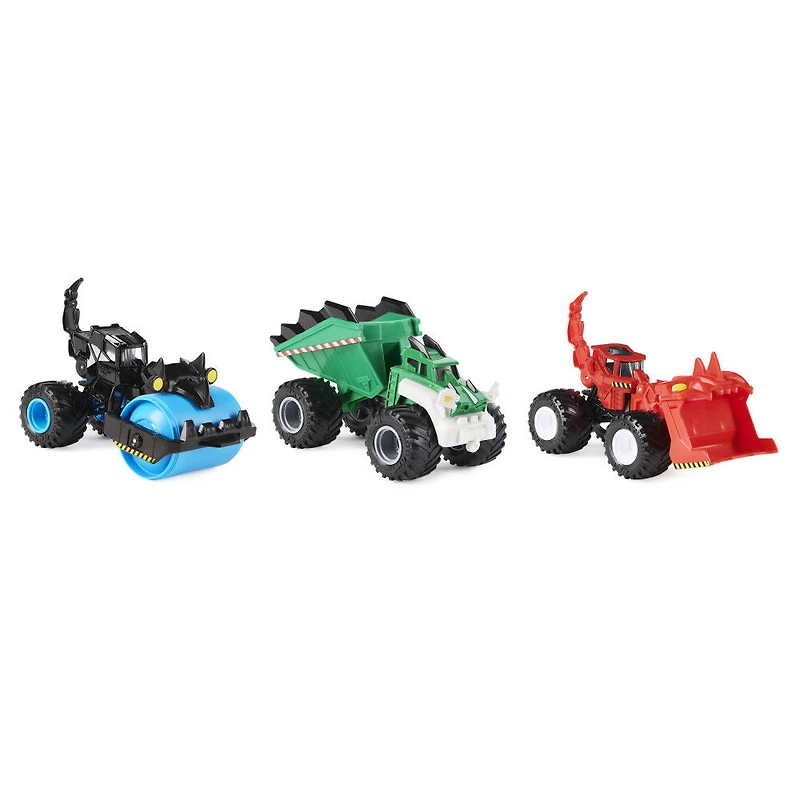 Monster Jam, Monster truck Scoopz Dirt Squad Scooper officiel avec pièces mobiles