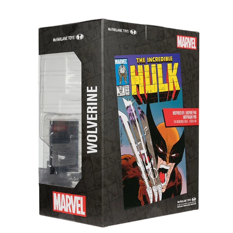 Marvel Wolverine1:6ème Echelle Collectible avec Scène (The Incredible Hulk #340)