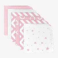 Kushies - Débarbouillettes paquet de 6 - Rose PRT