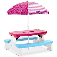 Table L.O.L. Surprise! Easy Store avec parasol - assemblage aisé