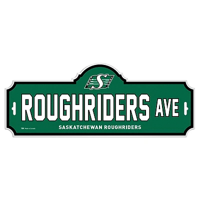 Plaque de rue des Saskatchewan Roughriders de la LCF