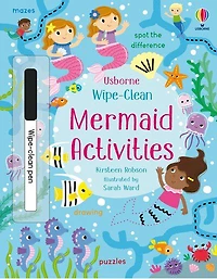 Wipe-Clean Mermaid Activities - English Edition