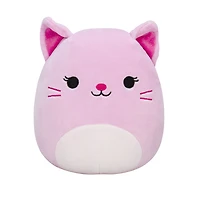 Squishmallow 19 cm - Celenia le chat rose