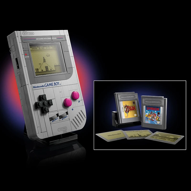 LEGO Game Boy 3D Puzzle - Retro Nintendo Building Set for Adults, Ages 18 and Up - 72046