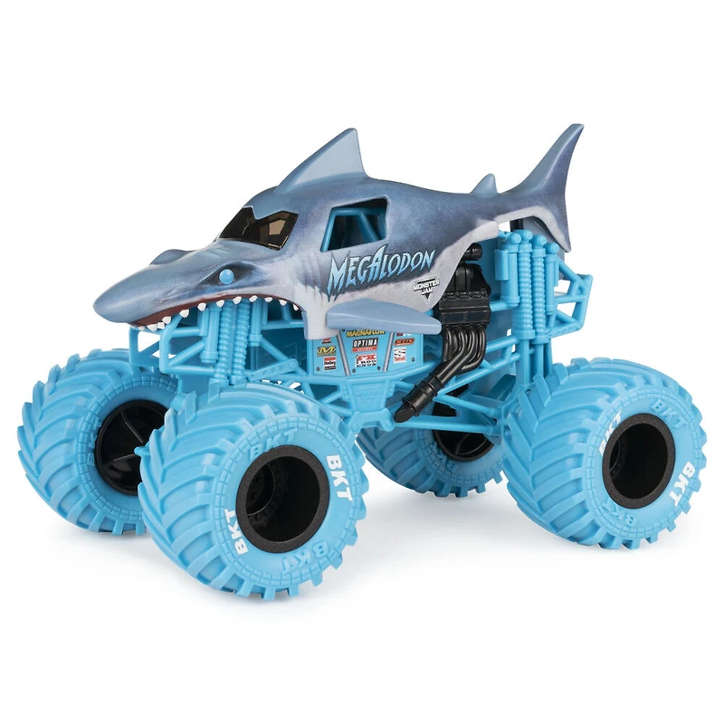 Monster Jam, Monster truck Megalodon officiel, véhicule en métal moulé à collectionner