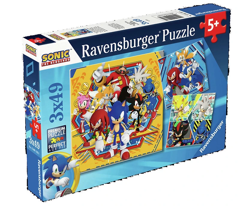 Ravensburger - Sonic Le Hérisson 3x49