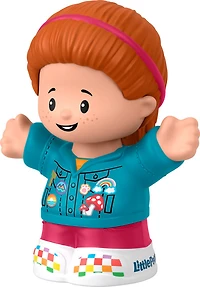 Fisher-Price Little People Girl in Jean Jacket Figure pour les tout-petits et les enfants d'âge préscolaire