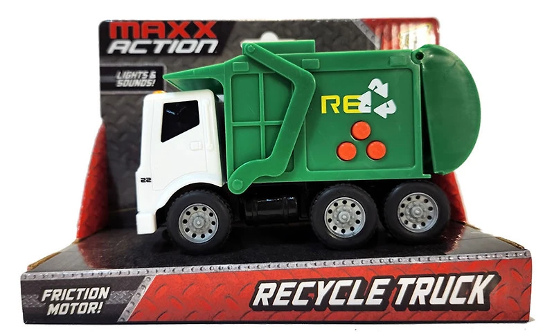 JOURS ENSOLEILLÉS - Camion de Recyclage Maxx Action avec Lumières et Sons (101993)