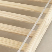 Sweedi Lit de jour Simple Bois naturel