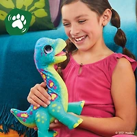 furReal, Sam le bronto glouton, animatronique interactif en peluche, plus de 40 sons et réactions