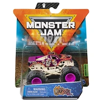 Monster Jam, Monster truck Calavera officiel, véhicule en métal moulé, série Bone Yard, échelle 1:64