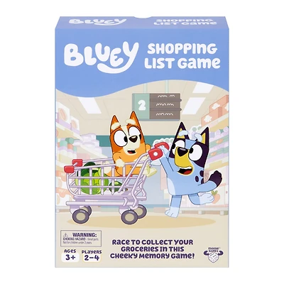 Jeu De Liste De Courses Bluey D'Orchard Toys, Jeu De Mémoire Amusant - Édition anglaise