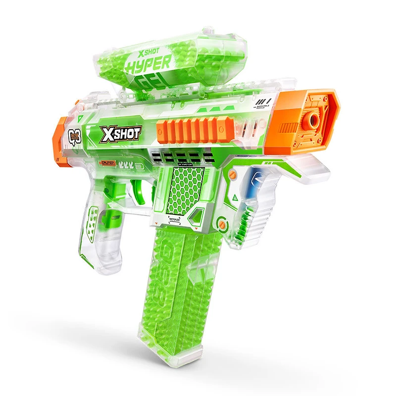 XSHOT Hyper Gel Glow In The Dark NightStrike Blaster (5,000 Glow In The Dark Hyper Gel Pellets) by ZURU