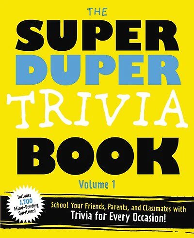 Super Duper Trivia Book (Volume 1) - Édition anglaise