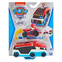 PAW Patrol, True Metal PAW Patroller Die-Cast Team Vehicle with 1:55 Scale Ryder ATV Toy Car