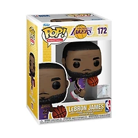 Funko Pop! NBA: Los Angeles Lakers - LeBron James Pointing (Purple Jersey) Figurine En Vinyle