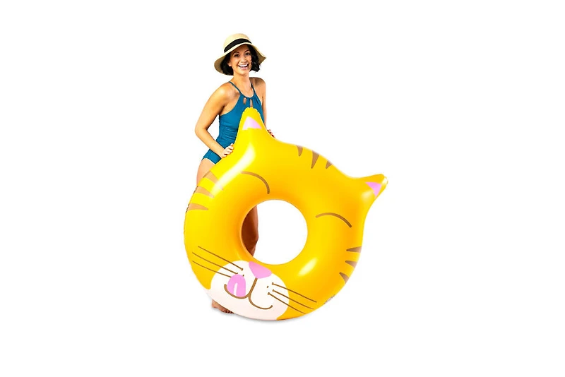 Big Mouth Cat Face Float - English Edition