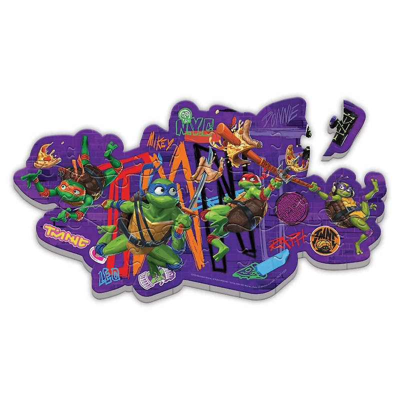 Sure-Lox Kids - Puzzles en mousse amusants - Tortues Ninja Adolescents Mutantes