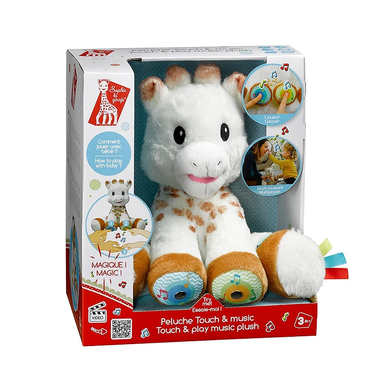 Peluche Touche & Musique Sophie the Girafe  .