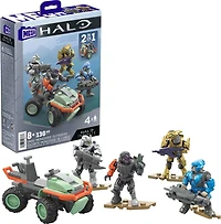 MEGA - Halo - Escorte Mongoose de l'UNSC, 4 micro-figurines, 134 pces