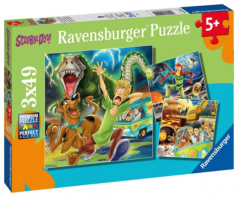 Ravensburger Scooby Doo : Casse-tête 49 pièces Night Fright (paquet de 3)