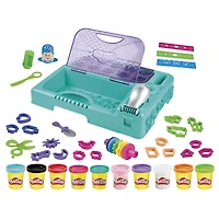 Play-Doh On the Go Imagine and Store Studio with Over 30 Tools and 10 Cans of Modeling Compound, Non-Toxic