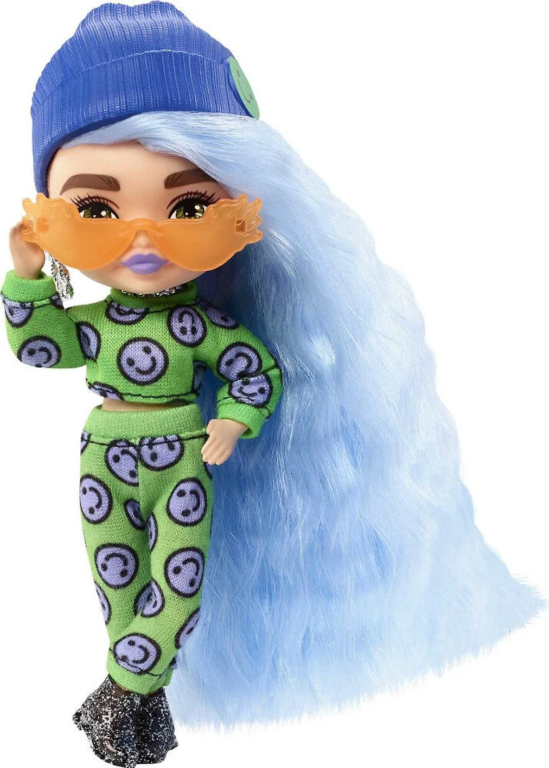 Barbie-Poupée Mini Barbie ExtraN°3, 14cm, tenue et accessoires