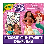 Crayola Paint & Peel Mosaic Stickers Kit, Disney Princess