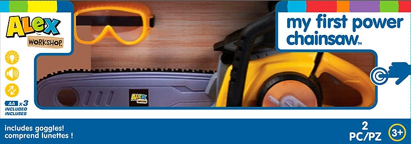 ALEX Workshop - Power Chainsaw With Goggles