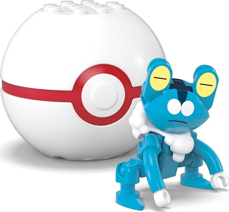 MEGA Pokémon Figurine articulée  Grenousse, 29 pièces