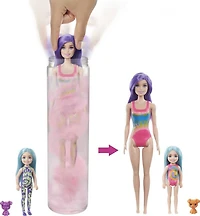 Barbie Doll Color Reveal Gift Set, Tie-Dye Fashion Maker with 2 Barbie Dolls