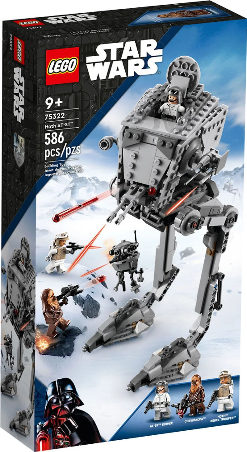 LEGO Star Wars Hoth AT-ST 75322 Building Kit (586 Pieces)