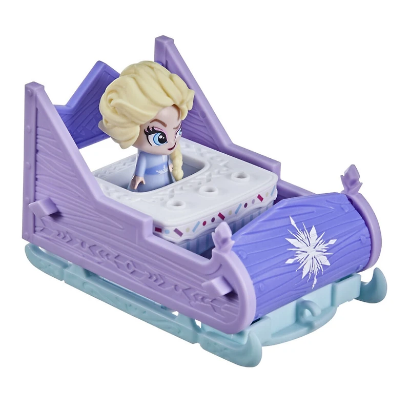 Disney's Frozen 2 Twirlabouts Series 1 Elsa Sled to Shop Playset