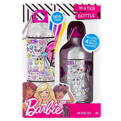 Barbie Colour Your Own Water Bottle - English Edition