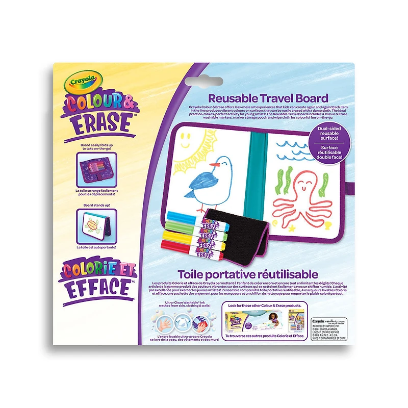 Crayola Colour & Erase Reusable Travel Board