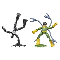 Marvel Spider-Man Bend and Flex - Spider-Man en costume noir Vs Doc Ock