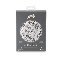 Drap de lit en Mousseline de Coton Red Rover - Love Language - Notre exclusivité