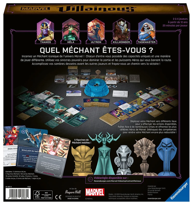Ravensburger Marvel Villainous: Jeu de puissance infinie - Édition française