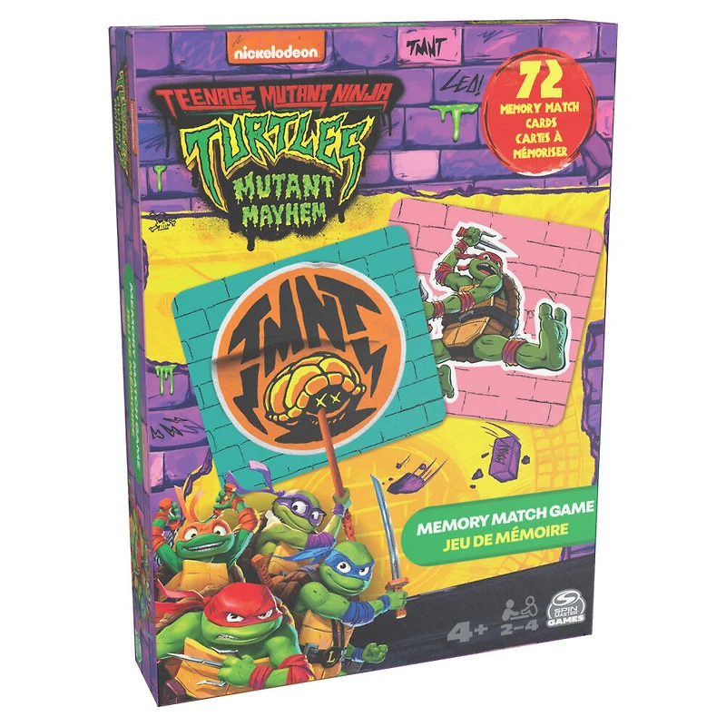 Teenage Mutant Ninja Turtles Memory Match Game