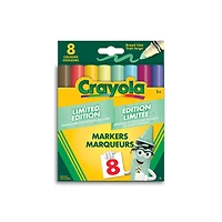 Marqueurs à trait large Crayola édition limitée - Paquet de 8