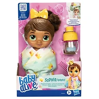 Baby Alive, poupée Sophia Sparkle L'heure du shampooing