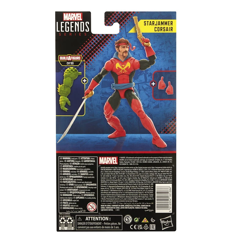 Hasbro Marvel Legends Series: Starjammer Corsair, des bandes dessinées X-Men, figurine articulée de 15 cm