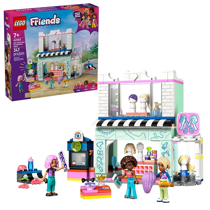 LEGO Friends Hair Salon and Accessories Store Building Set - Hair Salon Toy for Girls and Boys - 42662