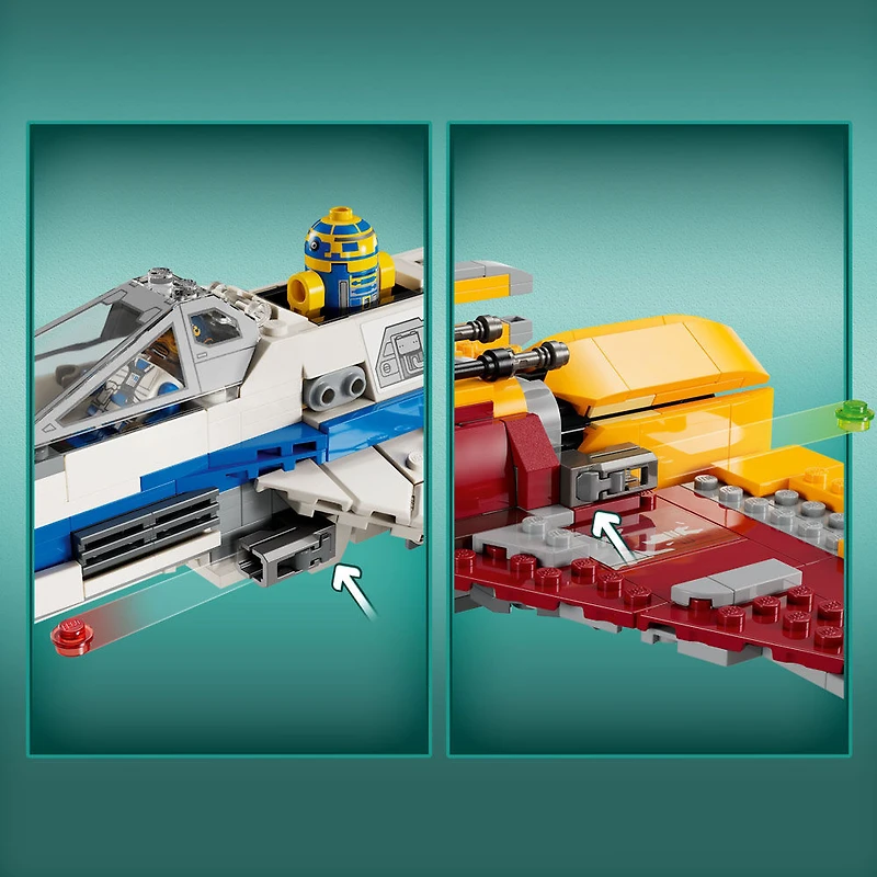 LEGO Star Wars New Republic E-Wing vs. Shin Hati's Starfighter 75364 (1,056 Pcs)