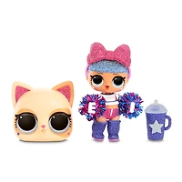 Poupées scintillantes L.O.L. Surprise! All-Star B.B.s Sports de la série 2 Cheer Team avec 8 surprises