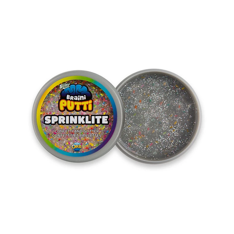 Pâte à modeler Braini Putti PartiPutti Sprinklite de OrbSlimy 44g